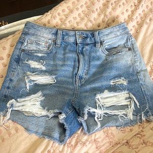 light blue American eagle shorts!